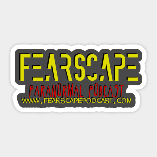 FearScape Logo and Website Sticker